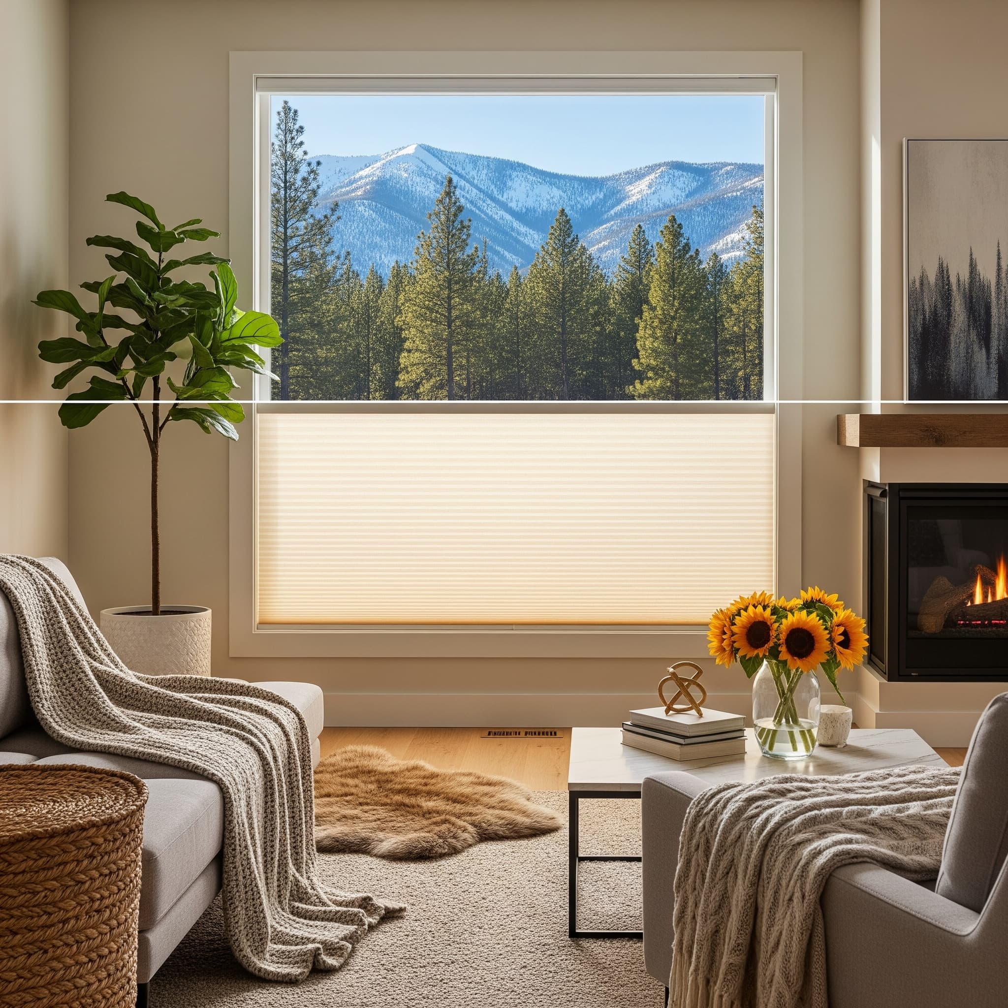 Cellular Shades — installed by Luxe Window Works